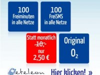 eteleon: O2 Inklusivpaket online nur 2,50€ statt 10€ bis 31.03.