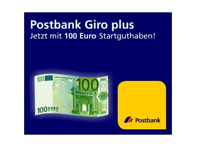 Kostenloses Girokonto Mit 100 Euro Startguthaben