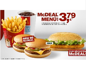 Mc Donalds Mc Deal Menus Ab 3 79 Euro Unideal De