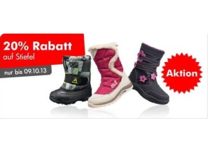 MyToys.de: 20 Prozent Rabatt auf Kinderstiefel