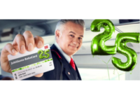 Jubiläums BahnCard 25 ab 25 Euro – 25 Prozent Rabatt auf Bahnreisen