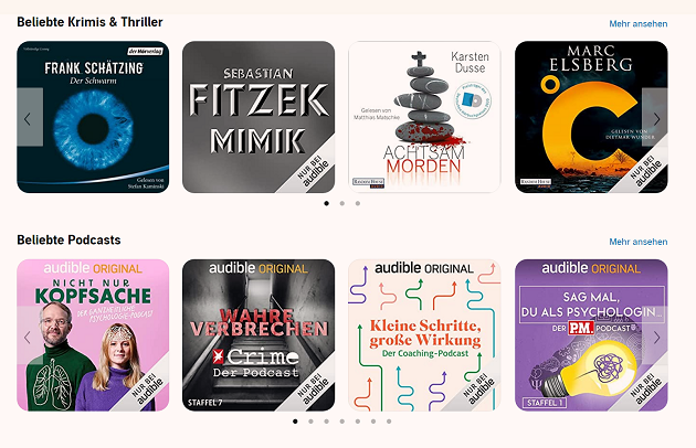 Audible-Abo Angebot