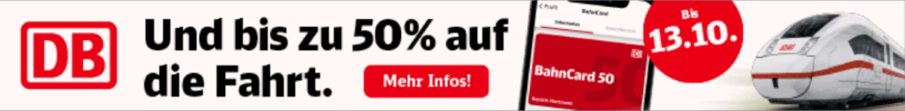 50% auf die BahnCard 50