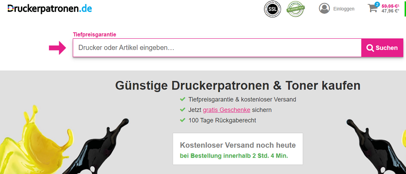 druckerpatronen.de Gutschein