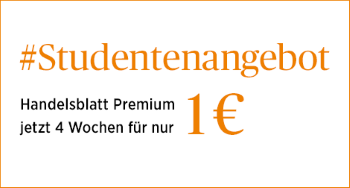 Handelsblatt für 1€ testen