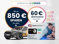 KFZ-Versicherung wechseln und 60€ bestchoice Gutschein abstauben