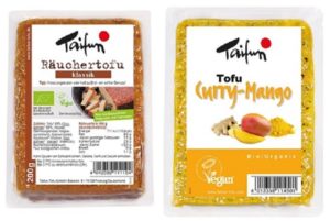 taifun tofu geraeuchert und curry mango vegane Alternativen