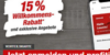 toom Vorteilskarte: 15% Willkommensrabatt